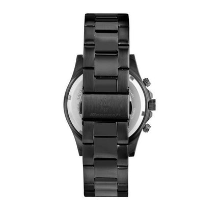 Montre pour homme Maserati Competizione chronographe en acier inoxydable avec cadran bleu et quartz R8873600005 100M