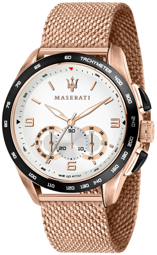 Montre Homme Maserati Traguardo R8873612011 Chronographe Tachymà¨tre Quartz