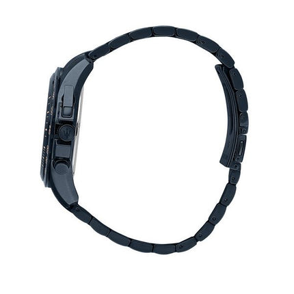 Montre pour homme Maserati Traguardo Sport chronographe en acier inoxydable avec cadran bleu à quartz R8873612054 100M