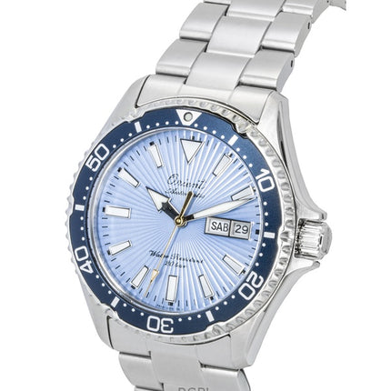 Montre homme Orient Kamasu édition limitée 75e anniversaire, cadran bleu, automatique, étanche à 200 m (RA-AA0823L).