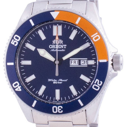 Montre pour homme en acier inoxydable automatique Ã  cadran bleu orientÃ© RA-AA0913L19B 200M