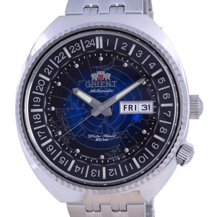 Montre automatique RA-AA0E03L09C 200M pour homme Orient World Map Revival Diver