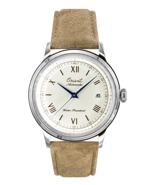 Montre homme Orient Classic 75e anniversaire édition limitée avec cadran blanc automatique RA-AC0027S et bracelet supplémentaire