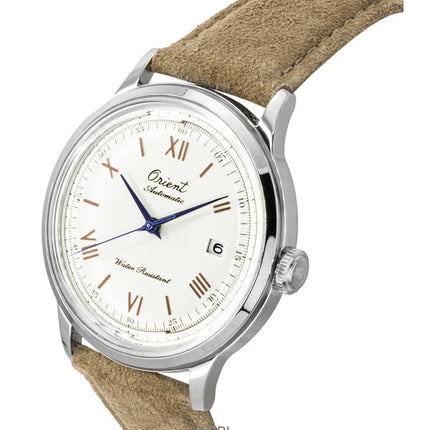 Montre homme Orient Classic 75e anniversaire édition limitée avec cadran blanc automatique RA-AC0027S et bracelet supplémentaire
