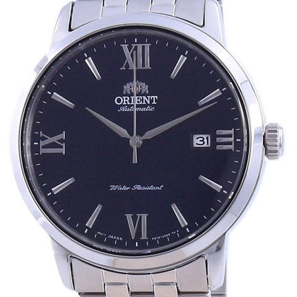 Montre pour homme Orient contemporain cadran bleu en acier inoxydable automatique RA-AC0F09L10B
