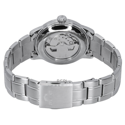 Montre automatique pour homme Orient Bambino en acier inoxydable avec cadran en cuivre RA-AC0M11Y