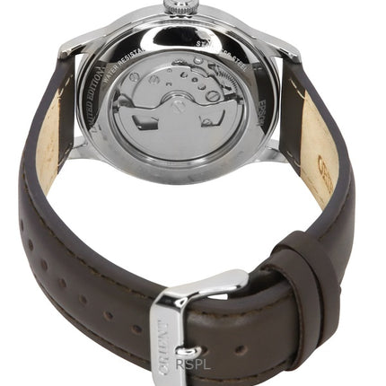 Montre automatique pour homme Orient Bambino, édition limitée, bracelet en cuir, cadran cuivré, RA-AC0M15Y