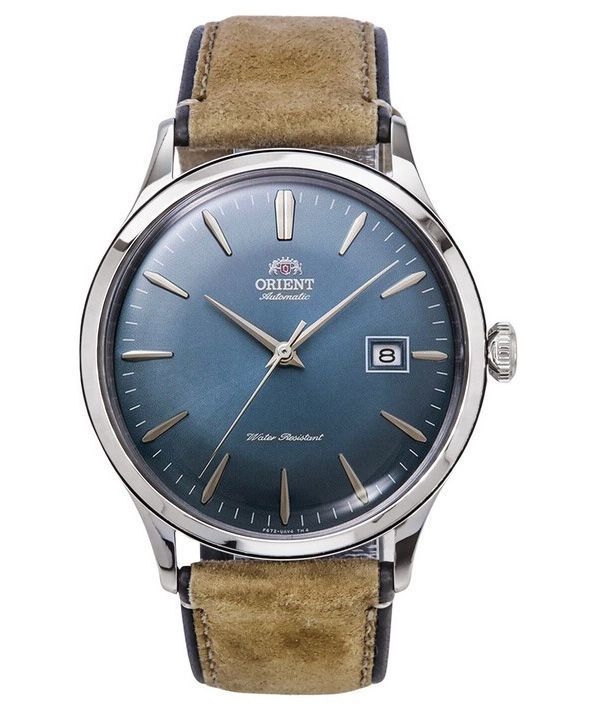 Montre automatique pour homme Orient Bambino Version 4 Classic Blue Dial RA-AC0P03L10B RA-AC0P03L30B