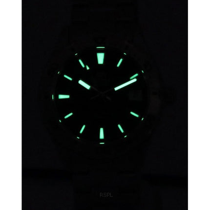 Montre de plongée automatique Orient Sports Mako en acier inoxydable avec cadran noir RA-AC0Q01B10B RA-AC0Q01B30B 200 m pour hom