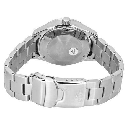 Montre de plongée automatique Orient Sports Mako en acier inoxydable avec cadran blanc RA-AC0Q03S10B RA-AC0Q03S30B 200M pour hom