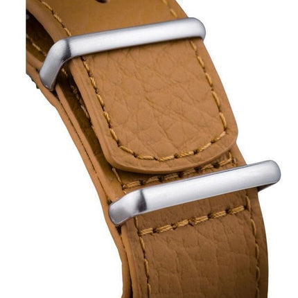 Montre pour homme RA-AC0Q05P10B 200M automatique de plongée Orient Sports avec bracelet en cuir et cadran abricot