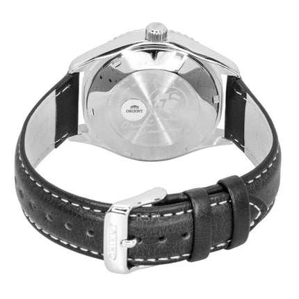 Montre de plongée automatique Orient Mako 40 Peanuts édition limitée, bracelet en cuir, cadran blanc, RA-AC0Q08S, 200 m