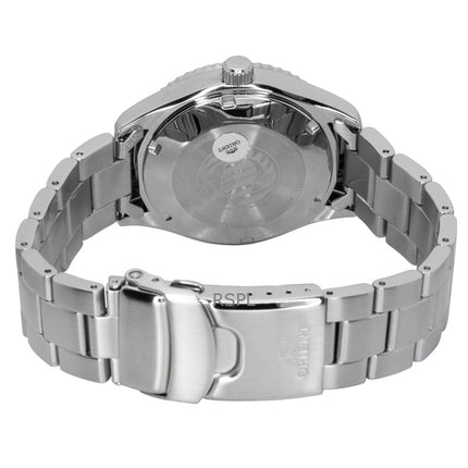 Montre de plongée automatique Orient Mako en acier inoxydable avec cadran rouge RA-AC0Q09R pour homme, 200 m