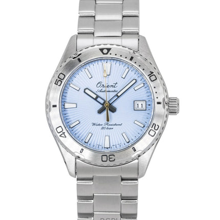 Montre de plongée automatique Orient Mako 40 édition limitée 75e anniversaire, cadran bleu clair, RA-AC0Q12L, 200 m, pour homme