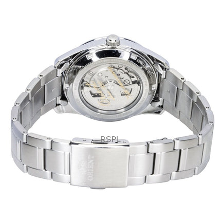 Montre homme Orient Stretto édition limitée 75e anniversaire, cadran gris, acier inoxydable, automatique RA-AC0R04N