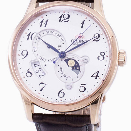 Orient automatique soleil et Lune RA-AK0001S00B montre homme