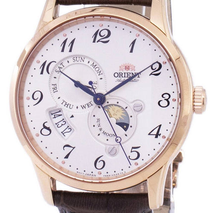 Orient classique Sun And Moon montre RA-AK0001S10B automatique hommes