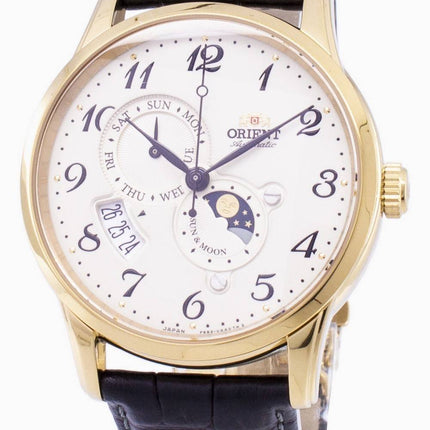 Orient automatique soleil et Lune Japon fait RA-AK0002S00B montre homme