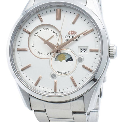 Montre automatique Orient Sun &amp, Moon RA-AK0301S10B pour hommes