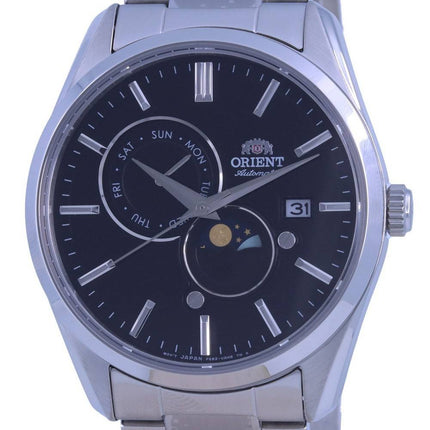 Montre pour homme Orient Contemporary Sun &  Moon cadran noir automatique RA-AK0307B10B