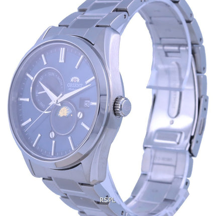 Montre pour homme Orient Contemporary Sun &  Moon Blue Dial Automatic RA-AK0308L10B