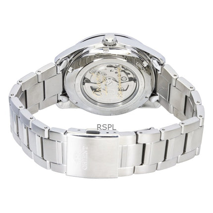 Montre homme Orient Stretto 75e anniversaire édition limitée soleil et lune, cadran gris, automatique RA-AK0311N
