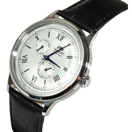 Montre Homme Orient Bambino Version 8 Classique Bracelet Cuir Cadran Blanc Automatique RA-AK0701S10B RA-AK0701S30B