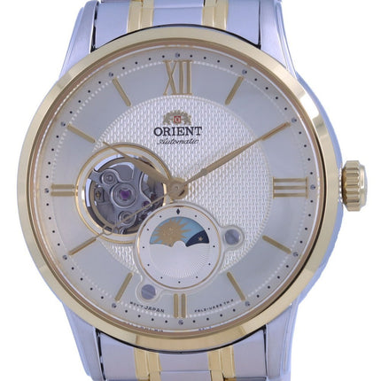Montre pour homme Orient Classic Sun &  Moon Open Heart Automatic RA-AS0007S10B