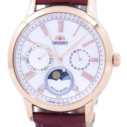 Orient classique Quartz « Soleil & lune » Japon a RA-KA0001A00C Women Watch