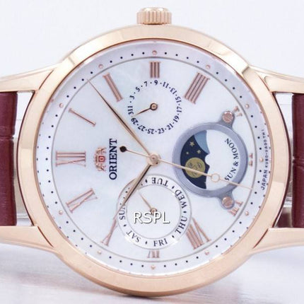 Orient classique Quartz « Soleil & lune » Japon a RA-KA0001A00C Women Watch