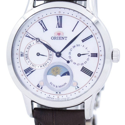 Montre pour femme classique ',Sun &amp, Moon', Orient Made à Japon, RA-KA0005A00C