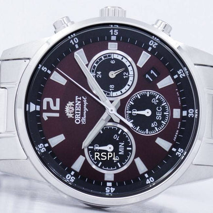 Orient Sports Chronographe Quartz Japon fait RA-KV0004R00C montre homme