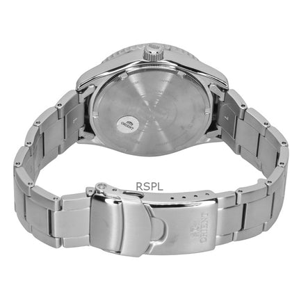 Montre de plongée solaire Orient Mako III en acier inoxydable avec cadran bleu RA-WJ0002L pour homme, 200 m