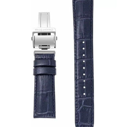 Montre pour homme Orient Star Contemporary Limited Edition, cœur ouvert, cadran bleu, automatique RE-AT0017L00B 100M, avec brace