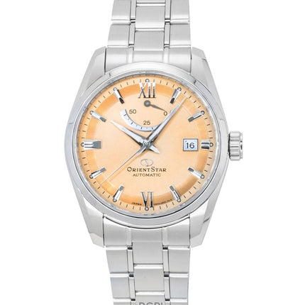 Montre homme Orient Star Contemporary en acier inoxydable, cadran cuivré, automatique, 100 m, RE-AU0108G