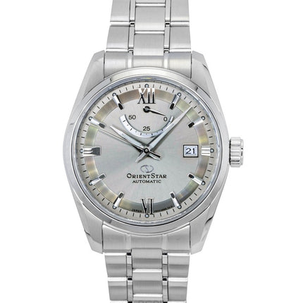 Montre homme Orient Star Contemporary en acier inoxydable, cadran gris, automatique, 100 m, RE-AU0110N