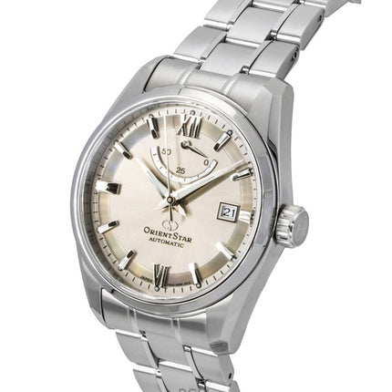 Montre homme Orient Star Contemporary en acier inoxydable, cadran gris, automatique, 100 m, RE-AU0110N