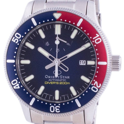 Montre pour homme RE-AU0306L00B de plongée automatique Orient Star 200M fabriquée au Japon