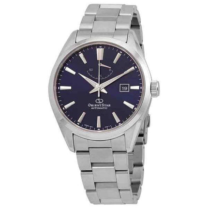 Montre Homme Orient Star Basic Date Japon Made Cadran Bleu Automatique RE-AU0403L00B
