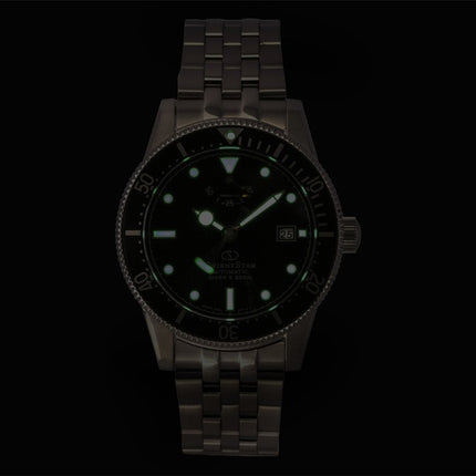 Montre homme Orient Star 1964 2e édition M42, boîtier en acier inoxydable, cadran noir, mouvement automatique de plongée RE-AU0601B, étanche à 200 m