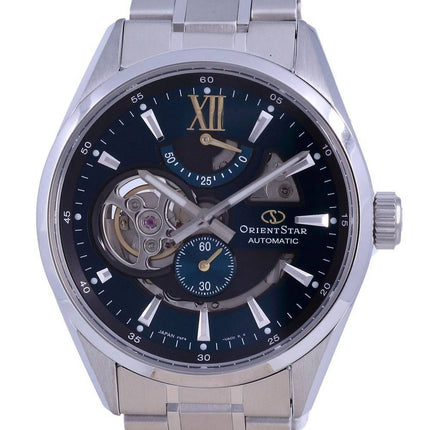 Montre pour homme Orient Star Contemporary Skeleton Dial en acier inoxydable automatique RE-AV0114E00B 100M