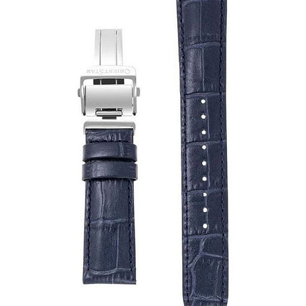 Montre pour hommes Orient Star Contemporary Limited Edition, cœur ouvert, cadran bleu, automatique RE-AV0122L00B, 100M, avec bra