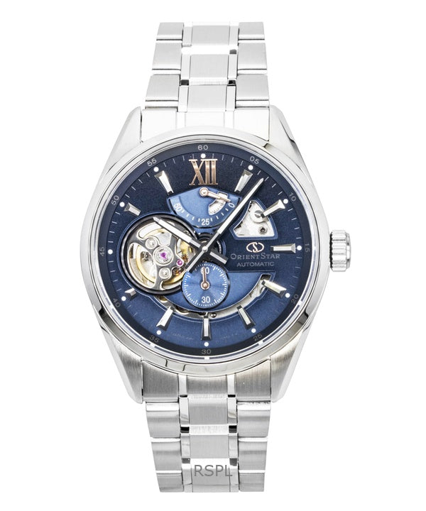 Montre homme Orient Star Keshiki Édition Limitée, Acier Inoxydable, Cadran Bleu-Gris, Automatique RE-AV0132L, Étanche à 100 m