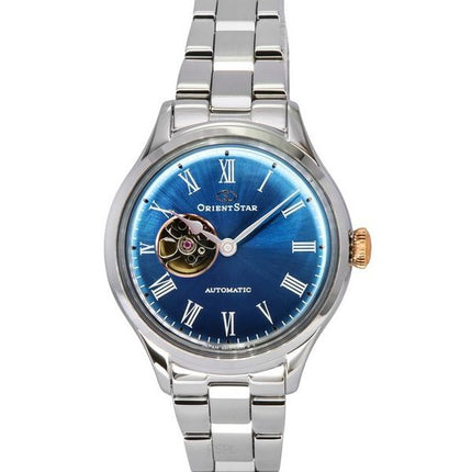 Montre pour femme automatique RE-ND0019L00B à cœur ouvert en édition limitée Orient Star Classic avec bracelet supplémentaire