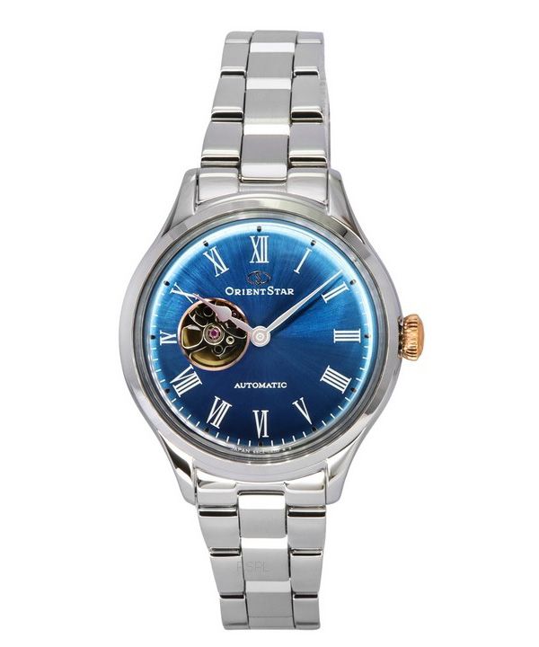 Montre pour femme automatique RE-ND0019L00B à cœur ouvert en édition limitée Orient Star Classic avec bracelet supplémentaire