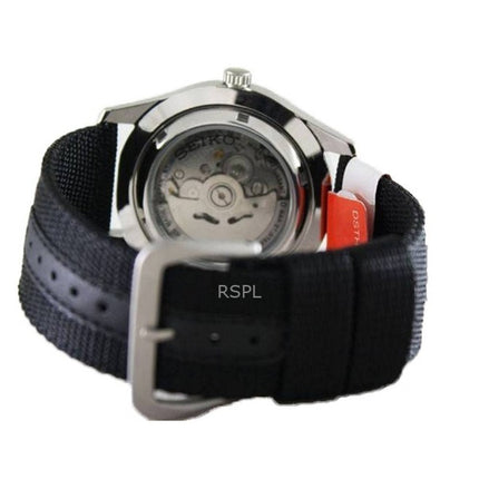 Montre homme Seiko SNZG15J1 automatique sport à cadran noir reconditionnée