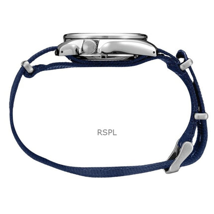 Montre homme Seiko 5 Sports SRPE63K1 automatique, bracelet en nylon, cadran bleu, 100 m, remise à neuf
