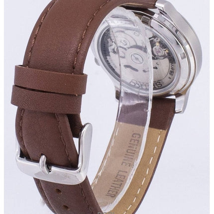 Montre automatique Seiko 5 Military pour homme, bracelet en cuir marron, SNK803K2-var-SS5, remise à neuf