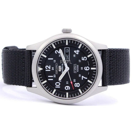 Montre homme Seiko 5 Sports automatique à cadran noir SNZG15K1 remise à neuf