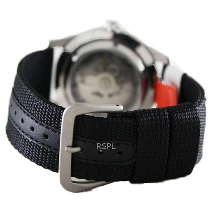 Montre homme Seiko SNZG15J1 automatique sport à cadran noir reconditionnée